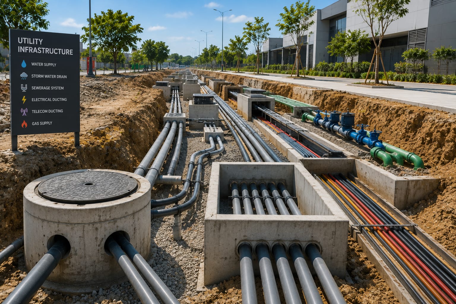 Placeholder: Utility Infrastructure photo